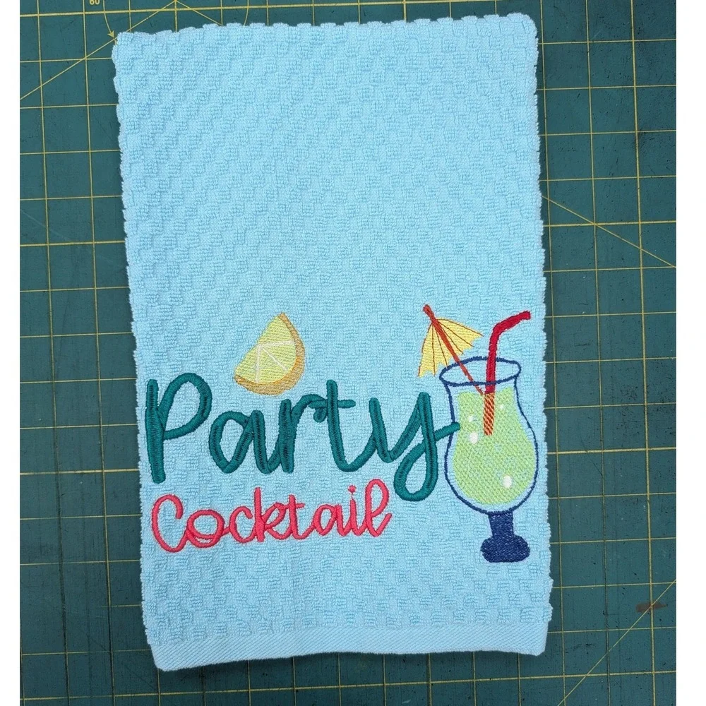 Party Cocktail Kitchen Bath Tea Bar Hand Towel Great Gift Idea!